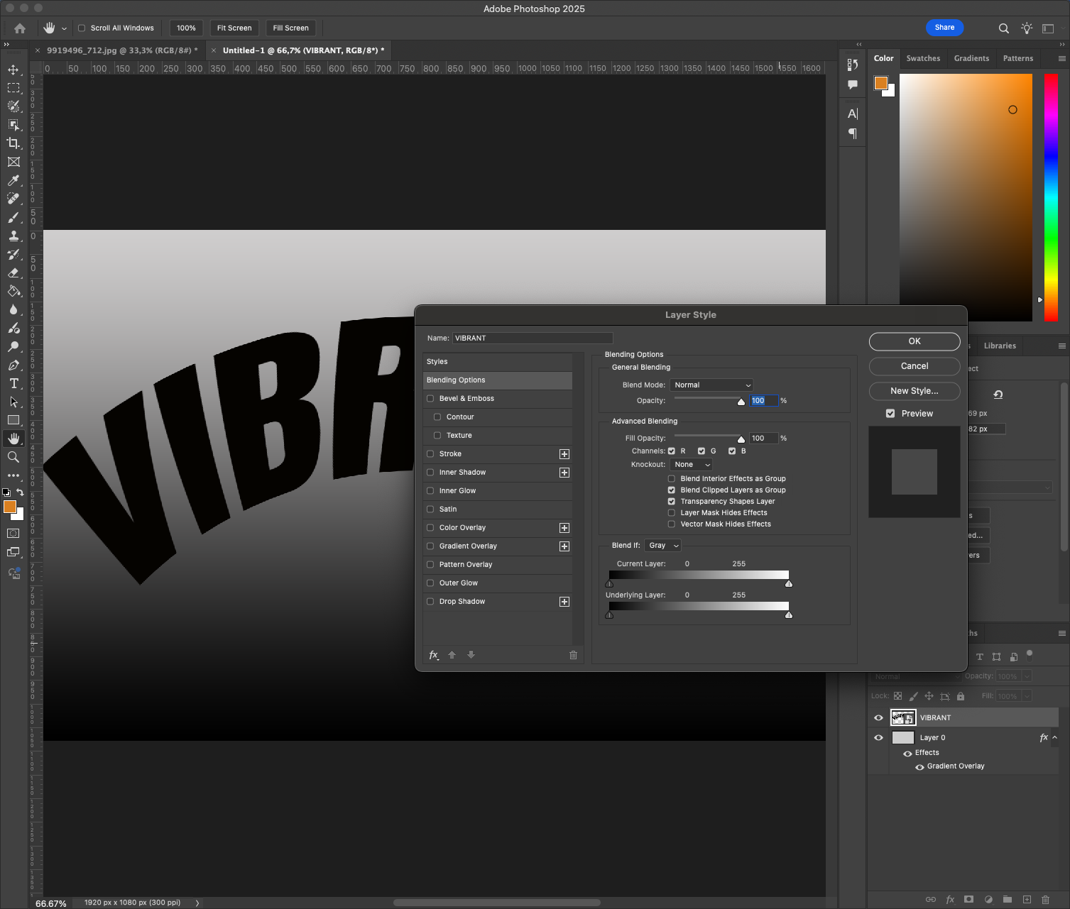 How to Create a Stylish Text Warp Effect in Photoshop