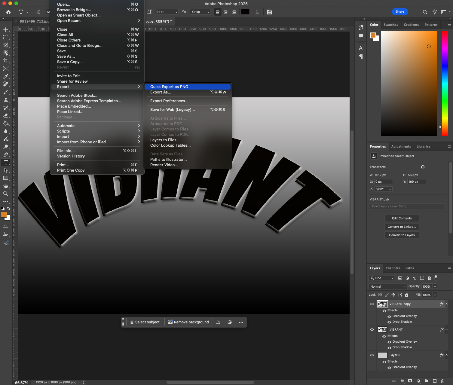 How to Create a Stylish Text Warp Effect in Photoshop
